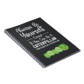 かわいいケータピラーギフト 子供 幼児 面白い ノートブック (右側)