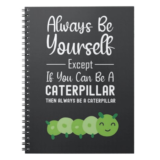 かわいいケータピラーギフト 子供 幼児 面白い ノートブック (正面)