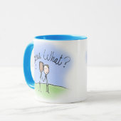 かわいいゲイカップルが何を推測 マグカップ (正面左)