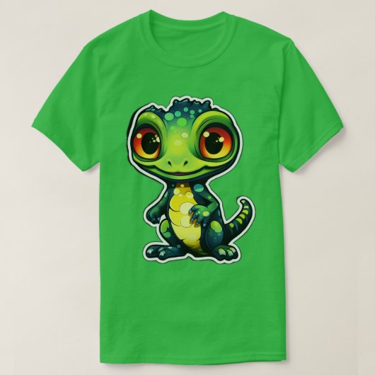 かわいいゲッコモマゲッおもしろいコモマゲッコ2 Tシャツ (デザイン正面)