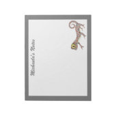 かわいいゲッパーソナライズされたコ ノートパッド (回転)