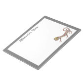 かわいいゲッパーソナライズされたコ ノートパッド (アングル)