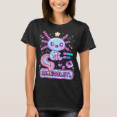 かわいいゲーマーアホロートル カワイイデザイン Tシャツ (正面)