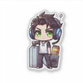 かわいいゲーマーシール シール (正面)