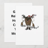 かわいいゲーマー向けのトナカイデザイン「お鹿さん」ユーモアで、フェスティブなホリデーゲーミングを楽し シーズンカード (正面/裏面)