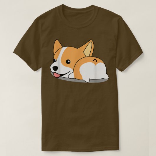 かわいいコおもしろいルギドッグアート Tシャツ (デザイン正面)
