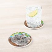 かわいいコアラがビーズコースター コースター (側面)