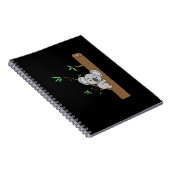 かわいいコアラがユーカリの木を登る ノートブック (右側)