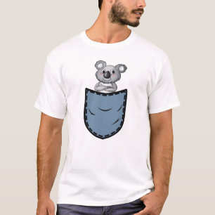 かわいいコアラが男性用Tシャツ Tシャツ