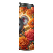 かわいいコアラとバラ タンブラー (回転右)