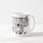 かわいいコアラのゆるりとセルフケアギフト コーヒーマグカップ (正面右)