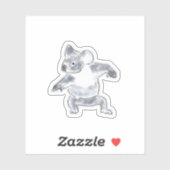 かわいいコアラのイラスト シール (シート)
