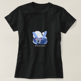 かわいいコアラのキャラクター ヤシの葉 Tシャツ