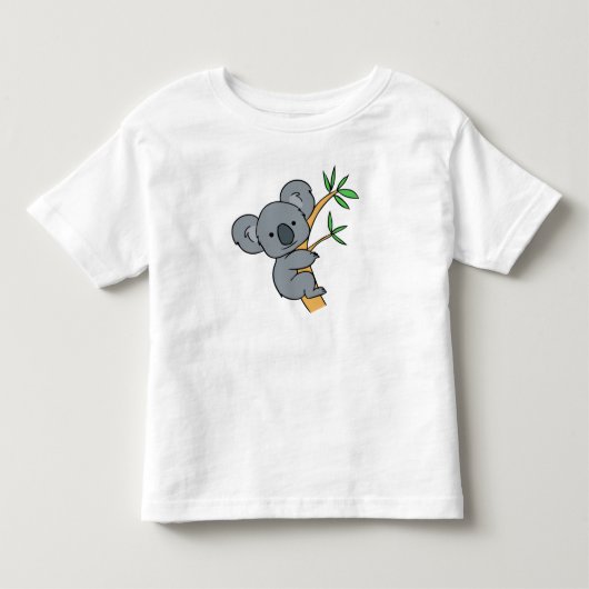 かわいいコアラのクマ トドラーTシャツ (正面)