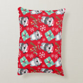 かわいいコアラのクリスマス アクセントクッション (裏面(縦))