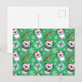 かわいいコアラのクリスマス ポストカード (正面/裏面)