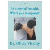 かわいいコアラのセラピスト医へのささやき クリップボード (裏面)