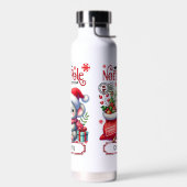 かわいいコアラのチャストマパーソナライズされたス名 ウォーターボトル (左面)