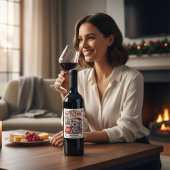 かわいいコアラのチャストマパーソナライズされたス名 ワインラベル