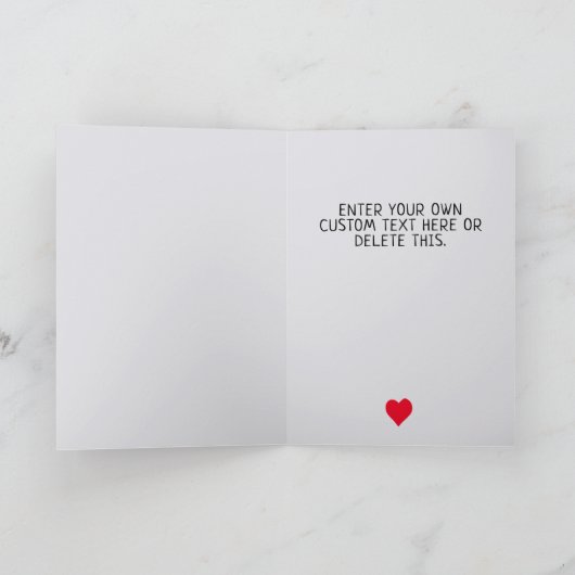 かわいいコアラのハグの挨拶 カード (内部)