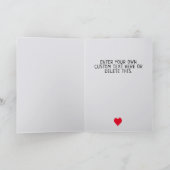 かわいいコアラのハグ挨拶 カード (内部)