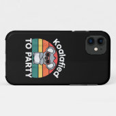 かわいいコアラのパーティーグッズ Case-Mate iPhoneケース (裏面(横))
