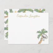 かわいいコアラのメモカード ノートカード (正面/裏面)