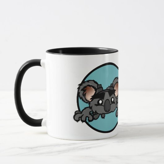 かわいいコアラの信号器のマグ マグカップ (左)