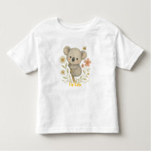 かわいいコアラの子供用Tシャツ