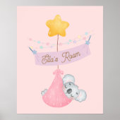 かわいいコアラの寝姿の壁アート オーダーメイド ポスター (正面)