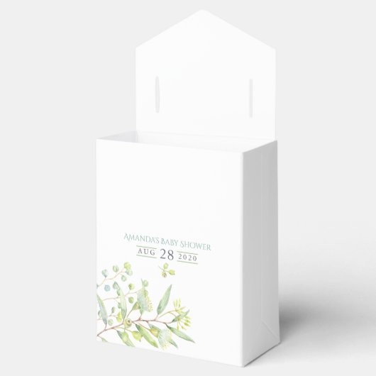 かわいいコアラはユーカリ葉スベイビーシャワー フェイバーボックス (オープン)