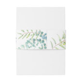 かわいいコアラはユーカリ葉スベイビーシャワー 招待状ベリーバンド (裏面例)