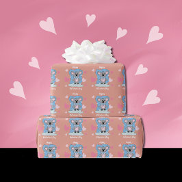 かわいいコアラキッドラッピング紙 ラッピングペーパー