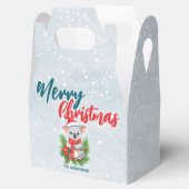 かわいいコアラサンタクリスマスズスイートメリークリスマス フェイバーボックス (オープン)