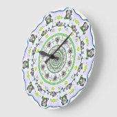 かわいいコアラデザイン壁時計 ラージ壁時計 (傾斜)