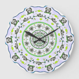 かわいいコアラデザイン壁時計 ラージ壁時計