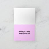 かわいいコアラバレンタインカード シーズンカード (内部)