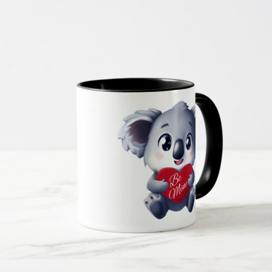 かわいいコアラバレンタインマグカップ マグカップ (正面右)