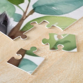 かわいいコアラベアウォーターパーソナライズされたカラー ジグソーパズル (側面)