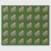 かわいいコアラベアキャンディー熱帯のクリスマス ラッピングペーパー (フラット)