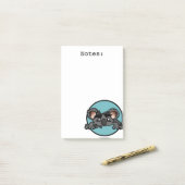 かわいいコアラベアグラフィックポストITメモ帳 ポストイット (デスク上)