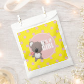 かわいいコアラベアーベビーガール フェイバーバッグ (クリップ留めされた状態)