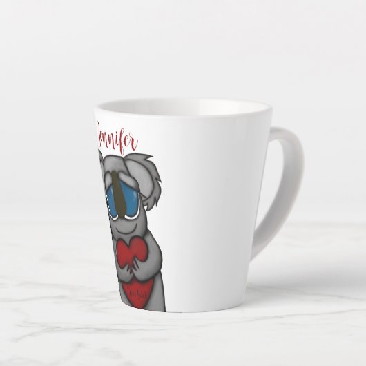 かわいいコアラベア カフェラテマグ (右アングル)