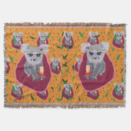 かわいいコアラベア スローブランケット