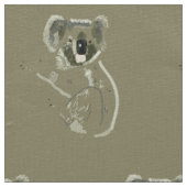 かわいいコアラベア ファブリック (クローズアップ)