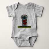 かわいいコアラベア ベビーボディスーツ (正面)