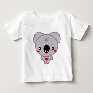 かわいいコアラベア ベビーTシャツ