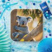 かわいいコアラベア ペーパープレート (パーティー)