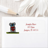 かわいいコアラベア ラベル (インサイチュ)