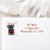 かわいいコアラベア ラベル (インサイチュ)